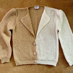 Two tone versatile cardigan